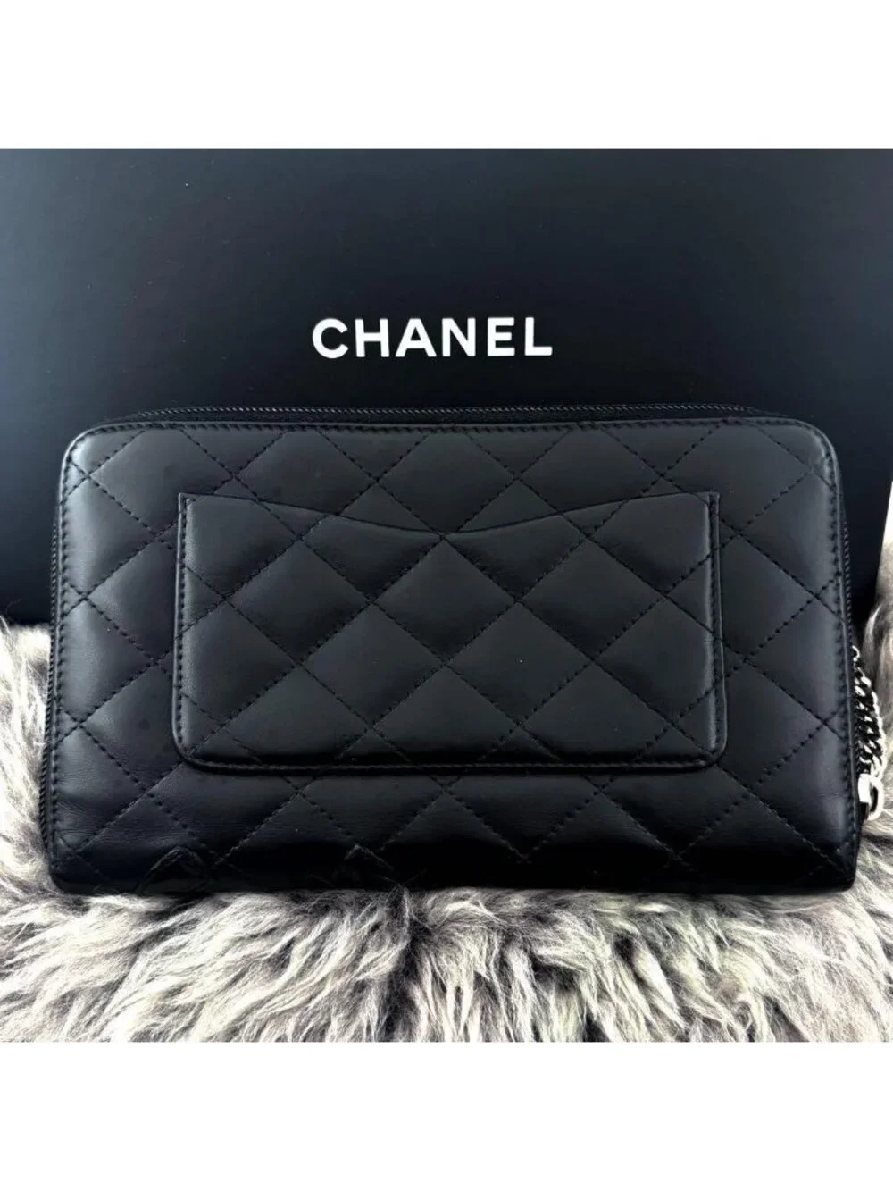 Chanel Wallet Cambon Zip Around